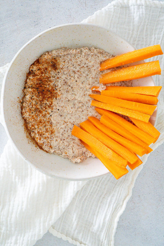 Hummus på mandelpulp