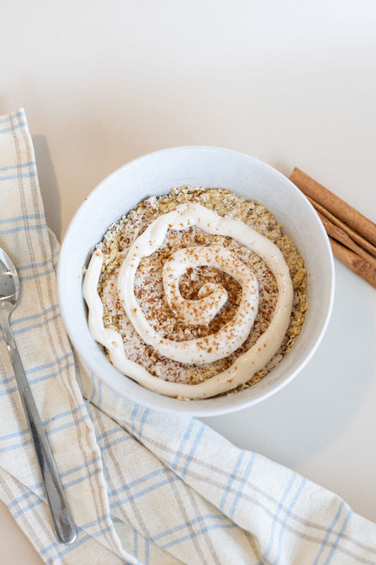 Kanelsnurra på fruktkött