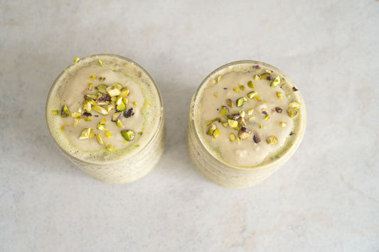Overnight oats med pistage