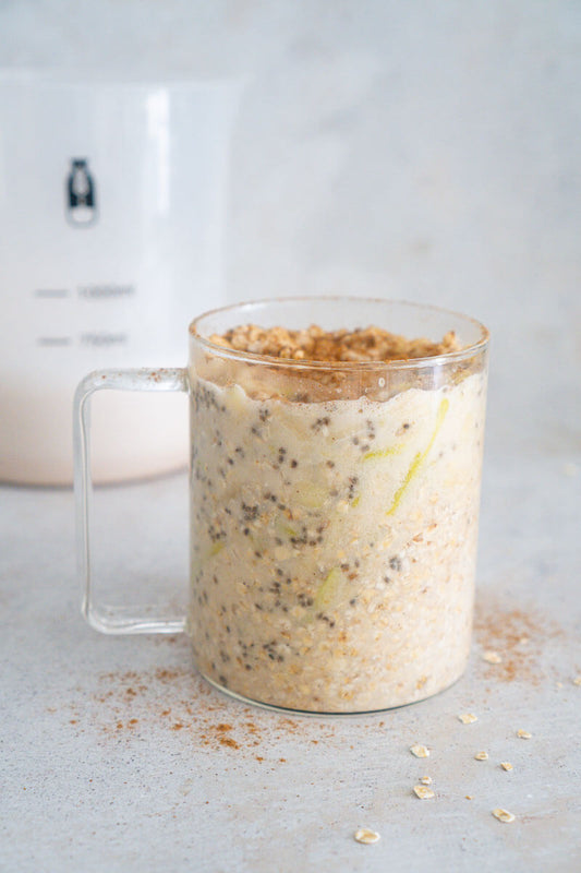 Äppelpaj-overnight oats